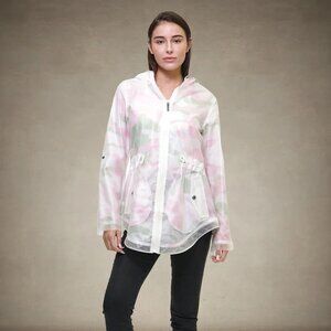 Members Only Women's Translucent Long Jacket